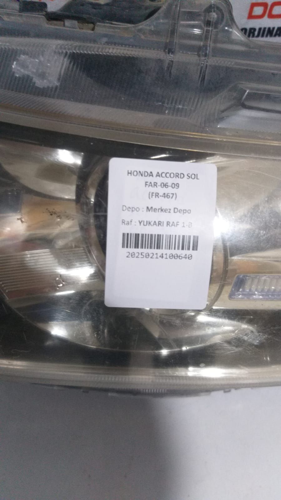 HONDA ACCORD SOL FAR 06-09