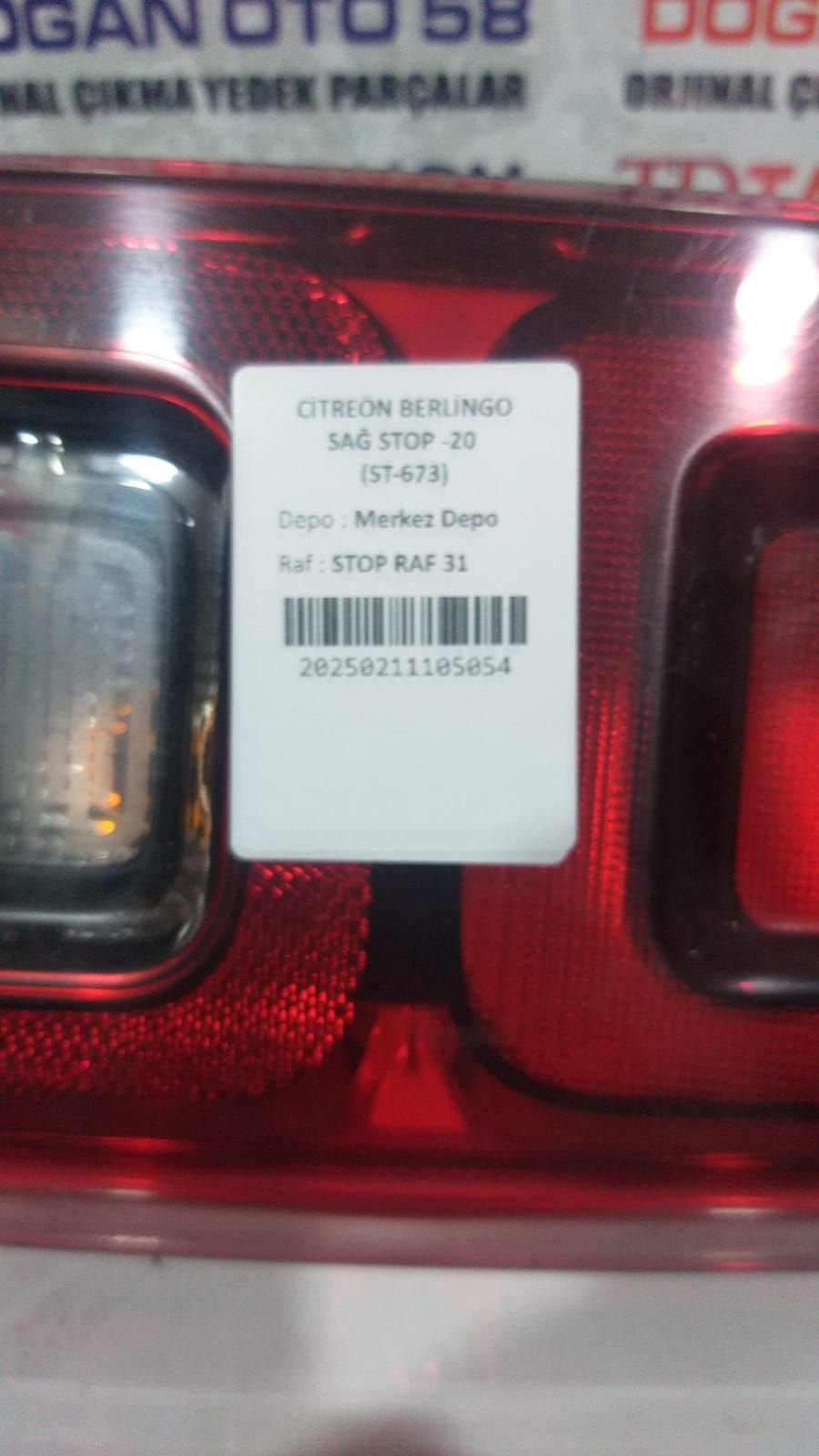 CTREN BERLNGO SA STOP -20